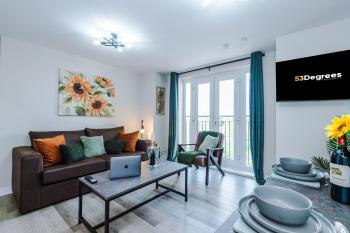NEW! Stylish 2-Bed Apartment in Manchester by 53 Degrees Property, Great Location - Sleeps 6!, Manchester (fotografie 2)