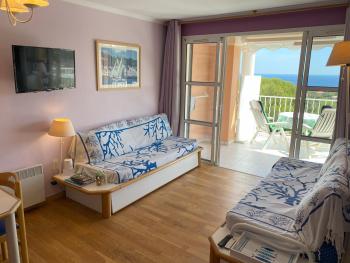 AGAY, Cap Esterel, magnifique vue mer panoramique et Esterel, terrasse, piscines, parking, dernier étage, 3 étoiles, Saint-Raphaël (photo 5)