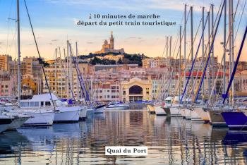 T4 plein coeur de Marseille avec vue Notre Dame, Marseille (fotografie 3)