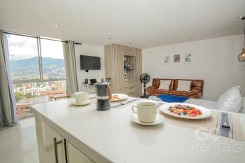 Charming Decor & Stunning Views Green Poblado, Medellín (fotografie 3)