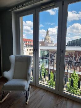 Altstadt-Oase mit Traumblick, Drážďany (fotografie 3)