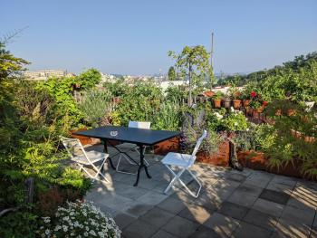 Guestrooms, rooftop with garden, spacious living room, character and fireplace, Praga (foto 2)