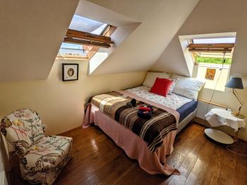 Guestrooms, rooftop with garden, spacious living room, character and fireplace, Praga (foto 4)