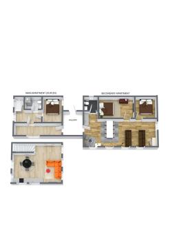Spacious Double-Apartment for 10 in CPH City Center, Copenaghen (foto 3)