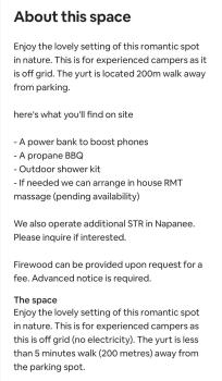 Glampanee - off grid, Napanee (zdjęcie 4)