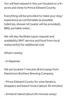 Glampanee - off grid, Napanee (zdjęcie 3)