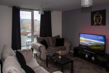 Luxury 2BR Near MCR City and Etihad Stadium, Manchester (foto 3)