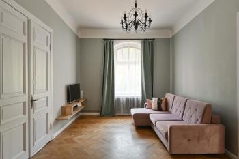 Modern apartment in historical building with car parking!, Riga (fotografie 5)