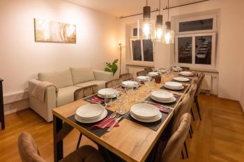 Munich Large Apartment 110 qm, 3 Bedrooms and very Central 1-12 Guests, Mnichov (fotografie 5)