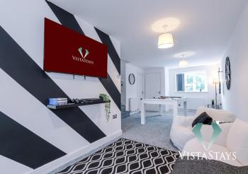 Large 5BDR House By Vista Stays Short Lets & Serviced Accommodation Salford With Pool Table, PS4 & Private Parking, Manchester (fotografie 2)
