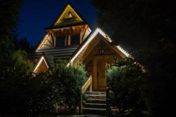 Domek Krupówki z widokiem na Giewont, Zakopane (fotografie 3)
