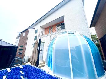 バブルハウス付き!白良浜徒歩10分!プール付き!BBQ雨でも可能!貸切!浅築5LDk, Shirahama (Foto 2)