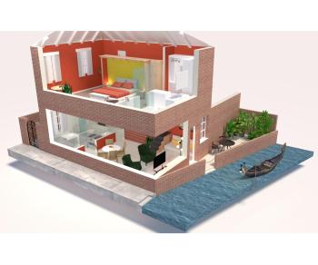 Appartamento di lusso con terrazza sull'acqua, Wenecja (zdjęcie 5)