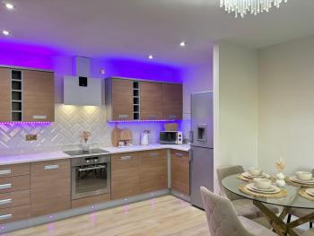 Luxury 2 bedroom Leeds City Apartment with Free parking & Jacuzzi bath, Leeds (Foto 5)
