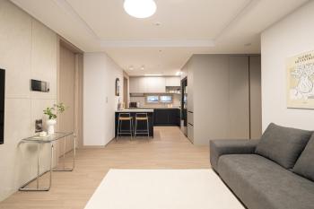 Stylish Modern Condo, 3 Bedrooms, 2 Bathrooms, 4 Air Conditioners, 65-inch TV, Laundry Machine & Dryer, Seul (foto 5)