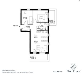 3-room flat in Central Berlin near Prenzlauer Berg, Berlino (foto 4)