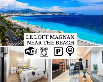 Loft Magnan - PARKING - idéal couples -BEACH -TRAM & Supermarkets - New & Confort-AC, Nice (fotografie 2)
