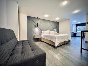 Loft 203 Laureles Le meilleur emplacement WIFI Toit, Medellín (fotografie 2)