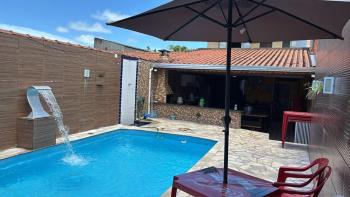 Piscina, Churrasqueira, Ar Condicionado e 3 Vagas de Garagem, Mongaguá (foto 2)