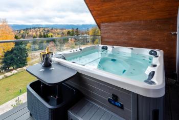 Aparts4U - Kras Resort Apartament B307 z prywatnym jacuzzi, antresolą i widokiem na góry, Szklarska Poręba (zdjęcie 2)