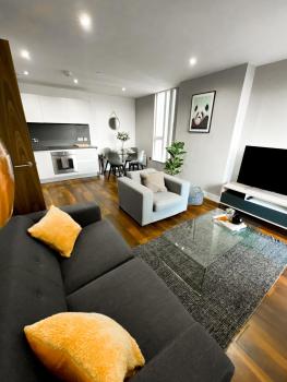 The Panda - Modern 2 Bedroom Apt in Manchester City Centre, Manchester (zdjęcie 2)