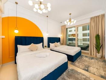 Luxury High Floor Condo in Marina Rooftop Pool, Dubaj (zdjęcie 4)