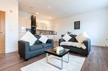 Comfortable 1-Bed Flat in Gated Complex, Netflix, Parking & Wi-Fi Included, Sleeps 3, JQ, Birmingham (fotografie 3)