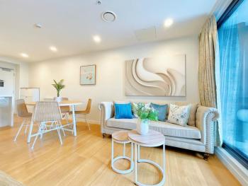 Refreshing Central 2 Bedrooms on Queen St Living, Auckland (fotografie 2)