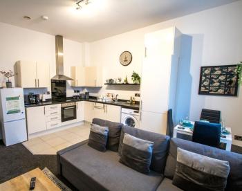 Ideal for groups - Modern 2 Bedroom Apartment - Free Parking, Transit links, Close to Stadiums, Manchester (fotografie 4)