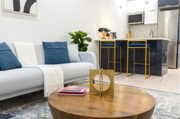 317-3D New Modern 1BR W&D, New York (fotografie 5)