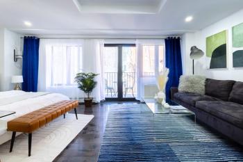 809-5b Luxury Studio with a Private Balcony, New York (fotografie 2)
