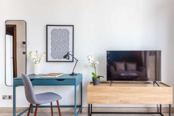 Silkhaus elegant studio with Burj Khalifa view and balcony, Dubaj (fotografie 4)