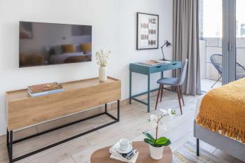 Silkhaus modern furnished studio in DIFC center with balcony, Dubaj (fotografie 4)