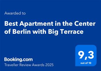 Best Apartment in the Center of Berlin with Big Terrace, Berlín (fotografie 2)