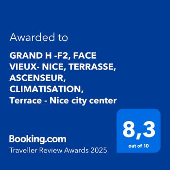 GRAND H -F2, FACE VIEUX- NICE, TERRASSE, ASCENSEUR, CLIMATISATION, Terrace - Nice city center, Nice (fotografie 5)