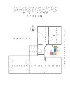 Miet-Kamp ruhig, zentral, nahe Messe, ausgefallenes design 2 Schlafzimmer, Berlino (foto 5)