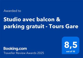 Studio avec balcon & parking gratuit - Tours Gare, Tours (foto 2)
