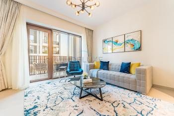 Community View 2BR with Balcony, Surf at Creek Beach Building 2, Creek Harbour by Deluxe Holiday Homes, Dubaj (zdjęcie 5)