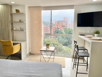 Modern furnished loft in el Poblado, Medellín (fotografie 4)