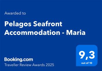 Pelagos Seafront Accommodation - Maria, Mirtéai (foto 2)