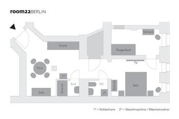 P22 Room 22 Apartment Prenzlauer Berg, Berlin (Foto 2)
