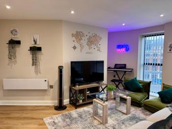 Stylish Central Leeds Arena Apartment Free Parking, Leeds (Foto 5)