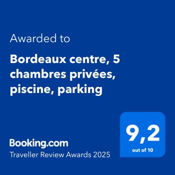 Bordeaux centre, Appartement privatif et 5 chambres privées, piscine, parking, Bordeaux (photo 2)