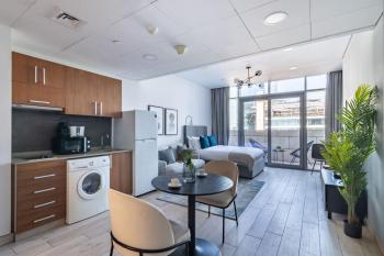 Silkhaus elegant studio in the central DIFC with balcony and city views, Dubaj (fotografie 5)