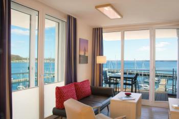Apartment 24, Pier 24, Blickrichtung offene SeeBinnenhafen Nord, Eckernförde (zdjęcie 2)