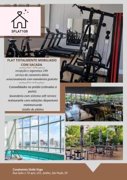 Flat moderno aconchegante mobiliado e com sacada Ibirapuera, São Paulo (fotografie 4)