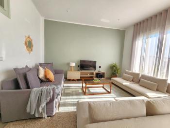 The 31 Grand Théâtre by IB Signature - Boho Chic 1BR Apt - with Wifi - Self check-in - 24 x7 Security - City View with terrace - Walk to Cafes! City Centre, Tram, Casablanca (fotografie 4)