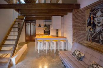 Cozy loft style apartment in El Cabanyal, Valencia (Foto 4)