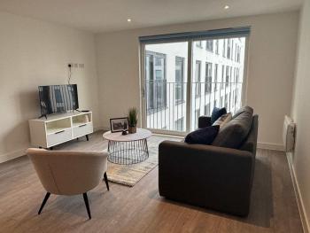 Stylish 1-Bedroom Apartment Sleeps 3 in central Birmingham, Birmingham (fotografie 3)