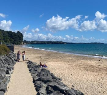 Campbells Bay Beach House, Auckland (fotografie 3)